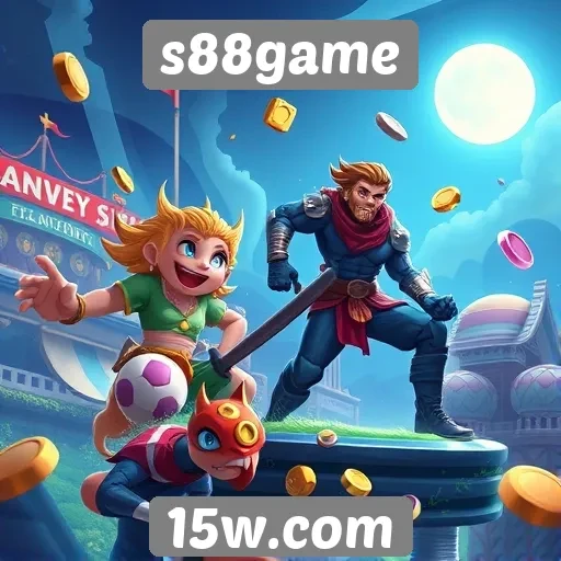 Variedade de jogos disponíveis na plataforma s88game